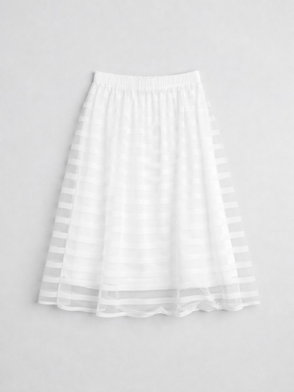 Womens Tulle Balletcore Skirt Size Large Sheer Coquette Fairy Soft Girl Flowy